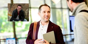 Ο αδερφός του Πολωνού καθηγητή (αριστερά) και το θύμα της δολοφονίας στην Αγία Παρασκευή (δεξιά)