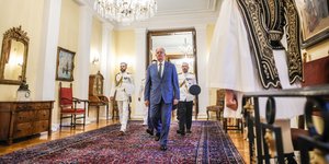 Ο ΠτΔ Κώστας Τασούλας στο Προεδρικό Μέγαρο 