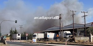 Φωτιά στον Άγιο Σώστη Αρκαδίας