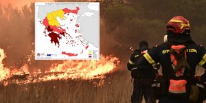 Πυροσβέστες δίνουν μάχη με τις φλόγες