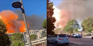 Σφοδρή έκρηξη σε πρατήριο καυσίμων στη Ρώμη