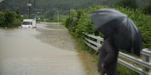 Πλημμύρες στη Νότια Κορέα