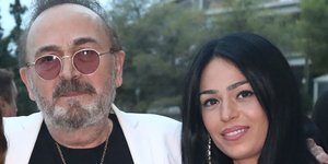 Ο Σταμάτης Γονίδης με την κόρη του, Στεφανία