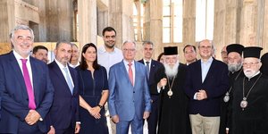 O ΠτΔ K. Τασούλας επισκέφθηκε και ξεναγήθηκε στους χώρους, του υπό ανέγερση Ιωνικού Κέντρου της Ιεράς Μητρόπολης Νέας Ιωνίας, Φιλαδελφείας, Ηρακλείου και Χαλκηδόνος