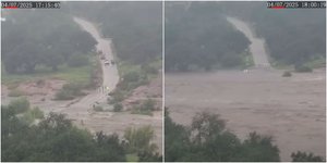 Η σοκαριστική υπερχείλιση του ποταμό Γκουανταλούπε στο Τέξας