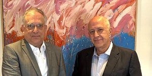 Συνάντηση Τ. Θεοδωρικάκου και Σπ. Θεοδωρόπουλου