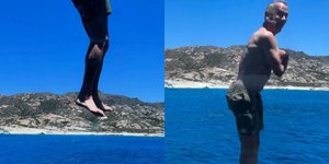 Η επική βουτιά του Τομ Χανκς για τα γενέθλιά του
