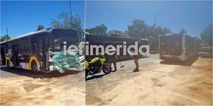 Τα λεωφορεία που συγκρούστηκαν στη Βούλα