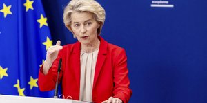 Η πρόεδρος της Κομισιόν, Ούρσουλα φον ντερ Λάιεν