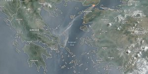 Μεταφορά καπνού στην Ελλάδα από πυρκαγιές στη βορειοδυτική Τουρκία
