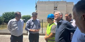 Ο Χρίστος Δήμας επιθεώρησε εργασίες σε 4 σχολεία στην Αιτωλοακαρνανία