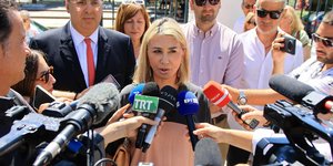 Η Ζέττα Μακρή στα δικαστήρια Βόλου