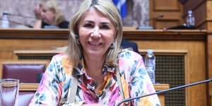Η βουλευτής της ΝΔ Ζέττα Μακρή