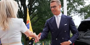 Υποδοχή του Φινλανδού προέδρου Αλεξάντερ Στουμπ στον Λευκό Οίκο 