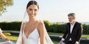 Η Αλεξάνδρα Νίκα στον γάμο της με τον Κωνσταντίνο Αργυρό