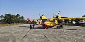 Tα ελληνικά Canadair επιχειρούν στις πυρκαγιές της Πορτογαλίας