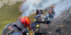 Στη μάχη με τις φλόγες ρίχτηκαν οι Έλληνες δασοκομάντος της ΕΜΟΔΕ