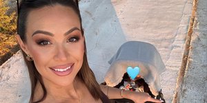 Η Δώρα Παντέλη με το μωρό της