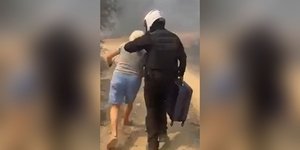 Φωτιά στην Κερατέα: Συγκλονιστικές εικόνες