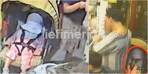 Το κοριτσάκι μέσα στο καρότσι και η γυναίκα που συνελήφθη