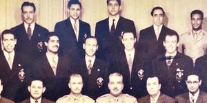 Η Εθνική μπάσκετ της Αιγύπτου το 1949