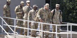 Στρατιώτες της Εθνοφρουράς στην Ουάσιγκτον