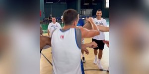 «Επίθεση» με... φατούρο σε Σπανούλη, στην προετοιμασία για το Eurobasket