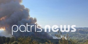 Φωτιά στο Χελιδόνι της Αρχαίας Ολυμπίας