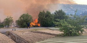 Η φωτιά στον αρχαιολογικό χώρο της Βούντενης