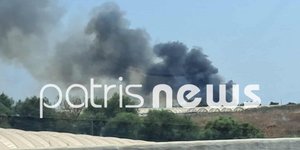 Εικόνα από τη φωτιά στο Καπελέτο