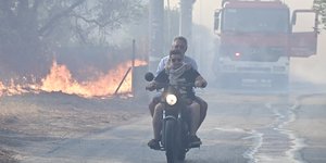 Φωτιά στην Ανατολική Αττική, 8-8-2025