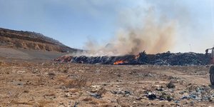 Φωτιά στον ΧΥΤΑ Νάξου