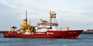 Το ερευνητικό σκάφος Fugro Gauss που κάνει έρευνες για λογαριασμό της Κύπρου