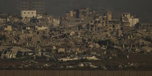 Κατεστραμμένα κτήρια στη Γάζα 