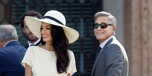 Τζορτζ Κλούνεϊ και Αμάλ/Φωτογραφία AP