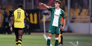 Ο Γιώργος Βαγιαννίδης με τη φανέλα του Παναθηναϊκού