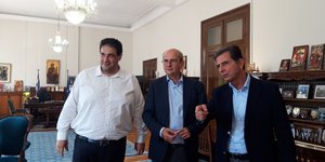 Οι κ.κ. Λιβάνιος, Χατζηδάκης και Γκιουλέκας