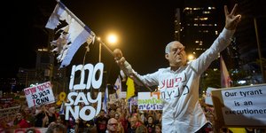 Διαδηλωτές στο Τελ Αβίβ