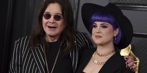 Η Κέλι Όζμπορν με τον πατέρα της Όζι