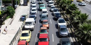 Κίνηση οχημάτων στην Αθήνα