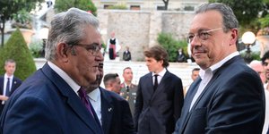 Δημήτρης Κουτσούμπας και Σωκράτης Φάμελλος