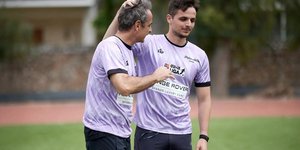 Ο Κυριάκος Μητσοτάκης με τον γιο του Κωνσταντίνο