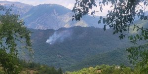 Εικόνα από τη φωτιά στα Ιωάννινα