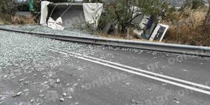 Νταλίκα εξετράπη στη Λάρισα