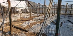 Ανεμοστρόβιλος κατέστρεψε θερμοκήπια στο Λασίθι