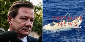 Προσάραξε σε ξέρα στη Σαντορίνη και βυθίστηκε το σκάφος του Απόστολου Λύτρα