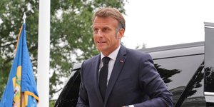 Ο Γάλλος πρόεδρος Εμανουέλ μακρόν πριν τη συνάντηση με Τραμπ, Ζελένσκι και Ευρωπαίους ηγέτες στον Λευκό Οίκο 