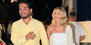 Ο Χρήστος Μάστορας με τη Γαρυφαλλιά Καληφώνη