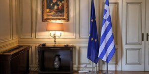 Λεπτομέρεια από γραφείο στο μέγαρο Μαξίμου