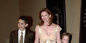 Η Μελίσα Γκίλμπερτ με τους γιους της/Φωτογραφία Getty Images